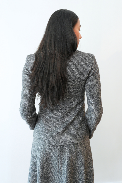 Single Breasted Tweed Blazer
