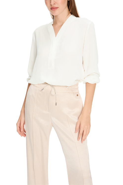 V-neck Longsleeve Blouse