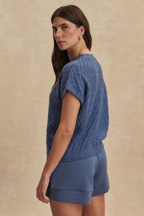 Manae Pointelle Knit Top