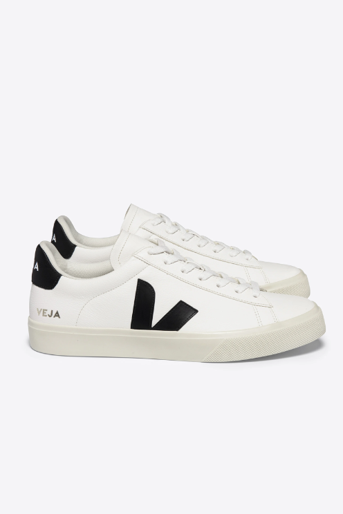 Campo Leather White Black