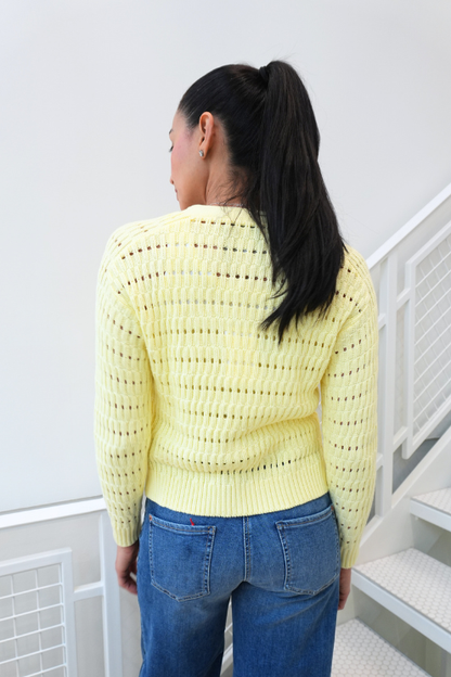 Boxy Rib Knit Cardigan