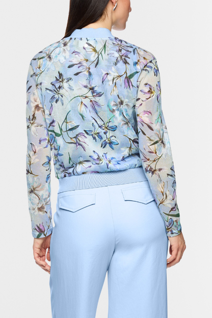 Thin Blouson-style Cardigan