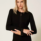 Knit Jacket with Rhinestones
