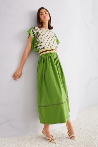 Hibiscus Print Blouse