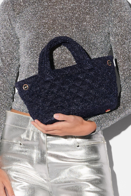 Midnight Shimmer Mini City Tote