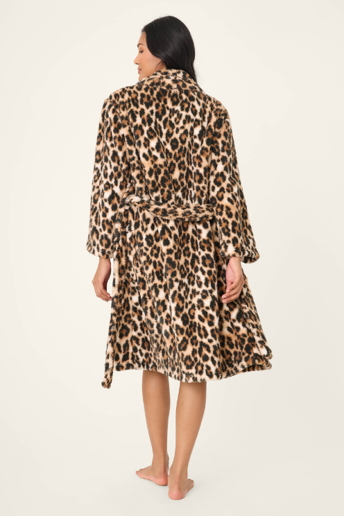 Holiday Dreams Leopard Print Robe