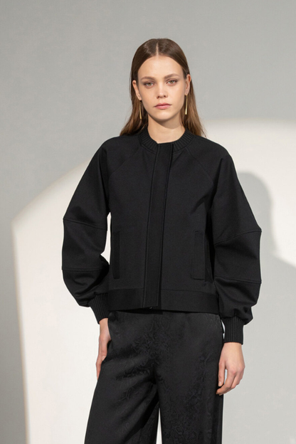 Milano Stitch Knit Detail Jacket