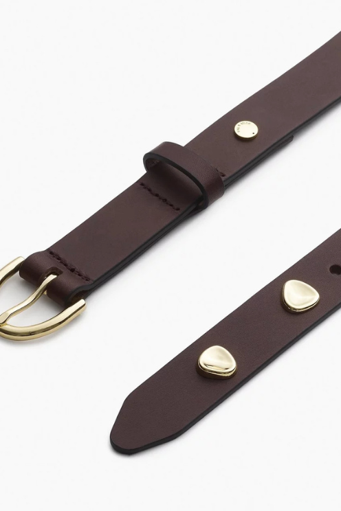 Brynn Studded Leather Belt