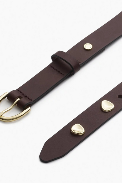 Brynn Studded Leather Belt