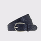 Metallic Leopard Print Belt