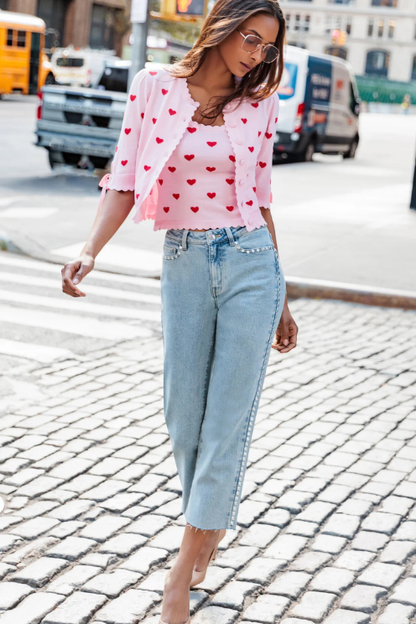 Lottie Hearts Instarsia Tank