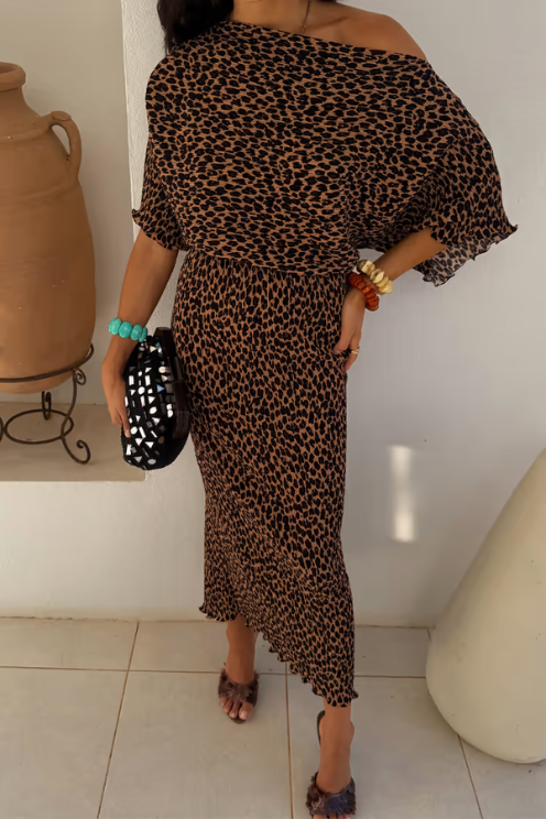 Lucia Leopard Tilly Dress