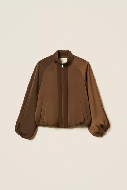 Satin Balloon Jacket