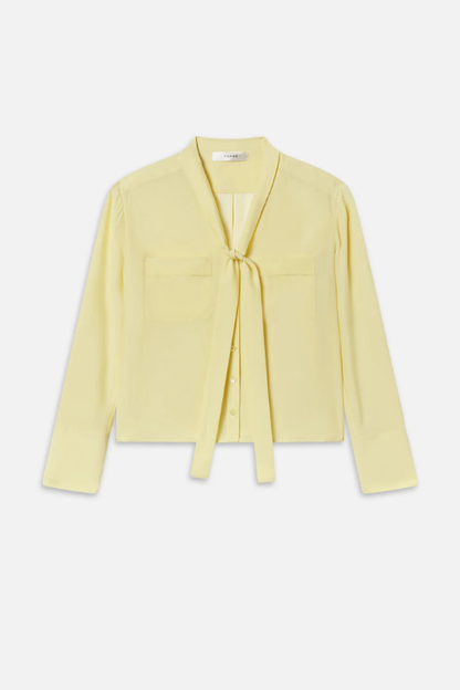 The Silk Modern Tie Blouse