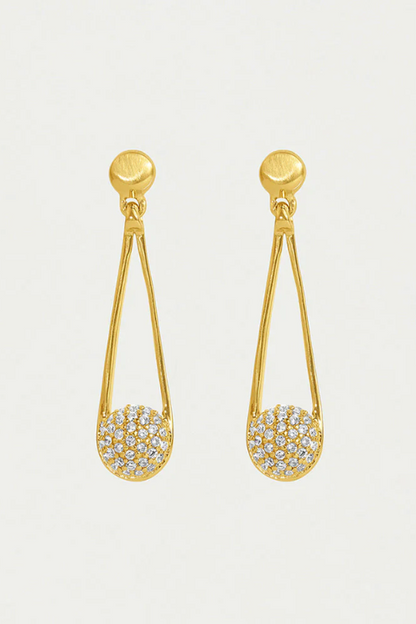 Mini Ipanema Earrings Black Onyx
