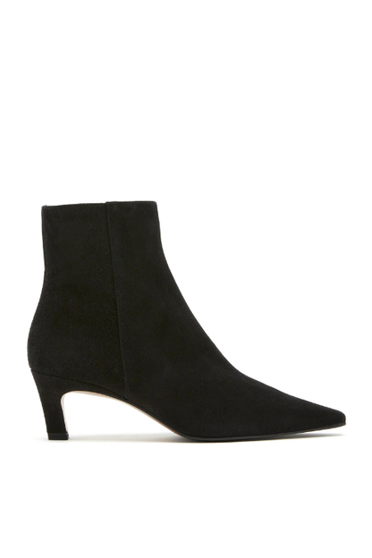 Bev Suede Heeled Bootie