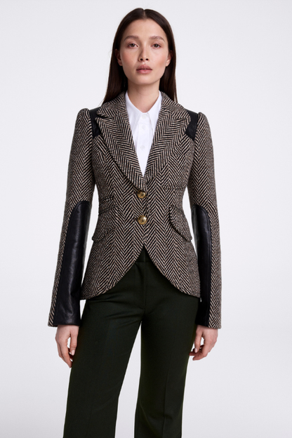 Saddle-Patch Equestrian Blazer