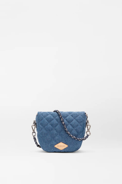 True Blue Denim Micro Crosby Sling