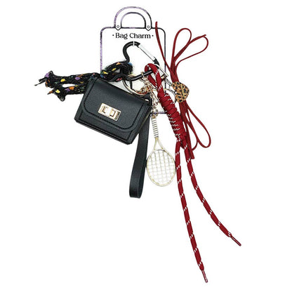 Whimsical Mixed Black Mini Purse Bag Charm