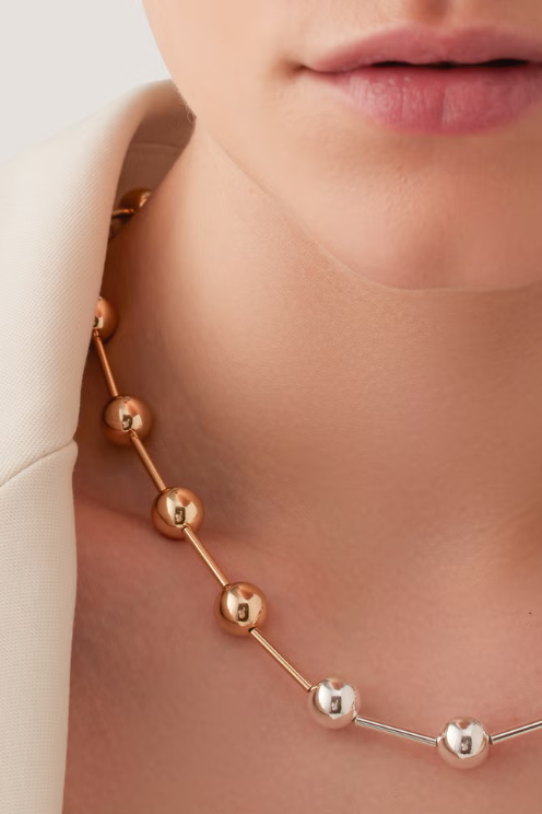 Celeste Necklace - Two Tone