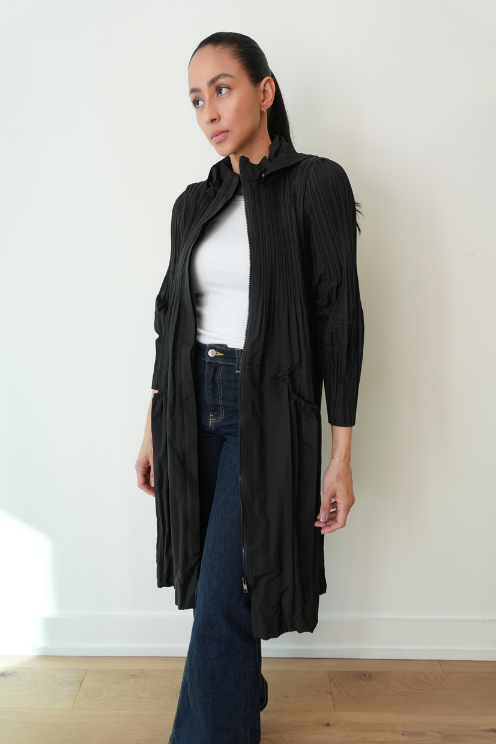 Pleated Windbreaker