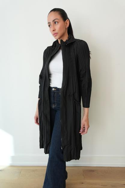 Pleated Windbreaker
