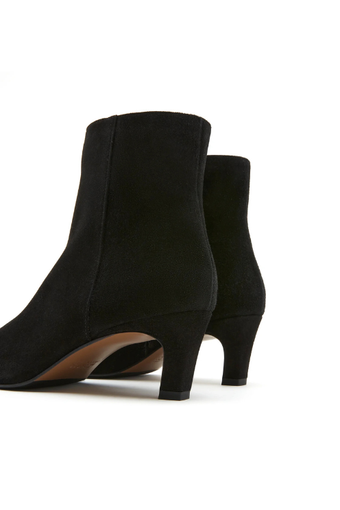 Bev Suede Heeled Bootie