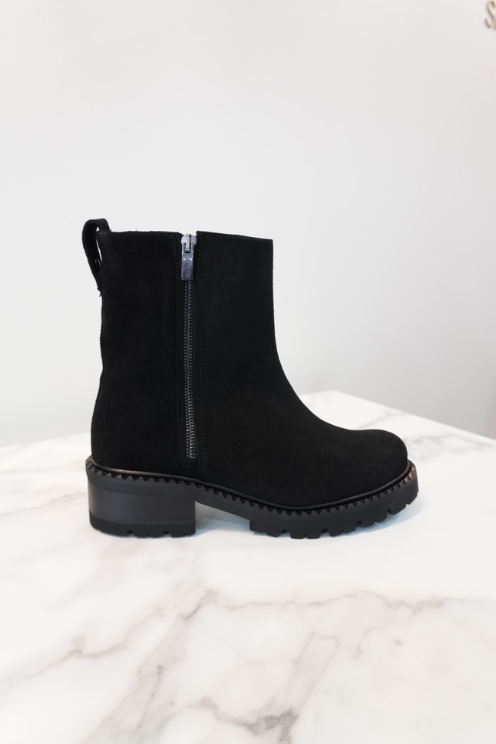 Crew Boot - Black Suede