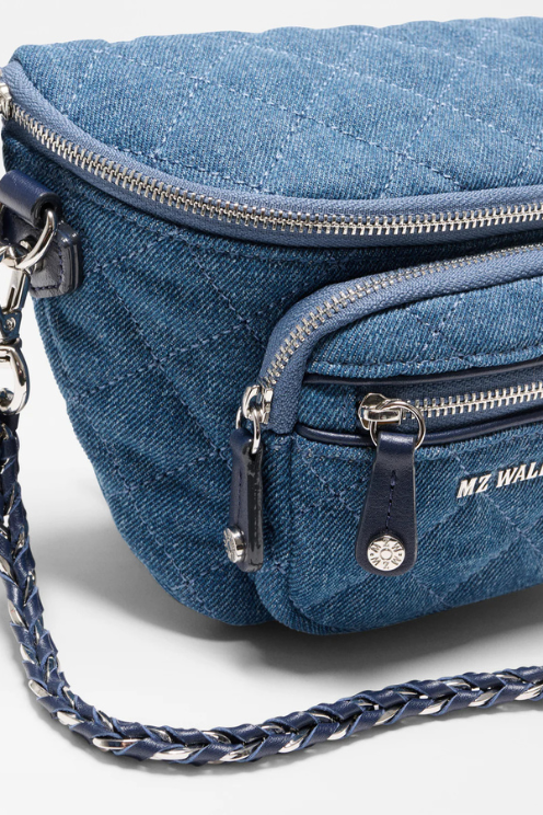 True Blue Denim Micro Crosby Sling