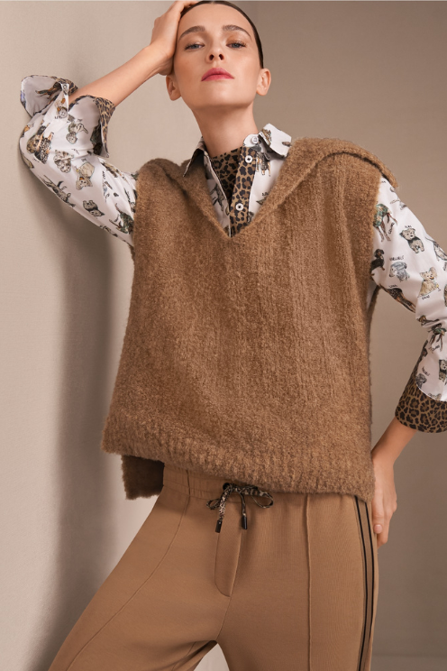 Dodgy Dog Print Blouse