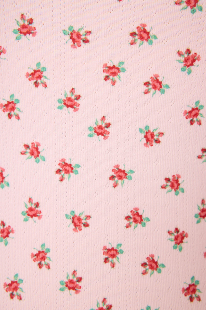 Crazy For The Holidays Ditsy Floral Print Shorts Set