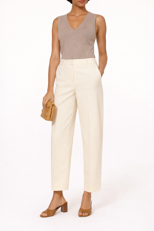 Cara Linen Wide Crop Pant