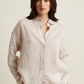 Linen BF Shirt in Zen