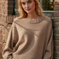 Knitted Pullover in Desert