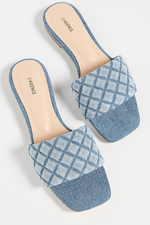 Aloise Denim Slide