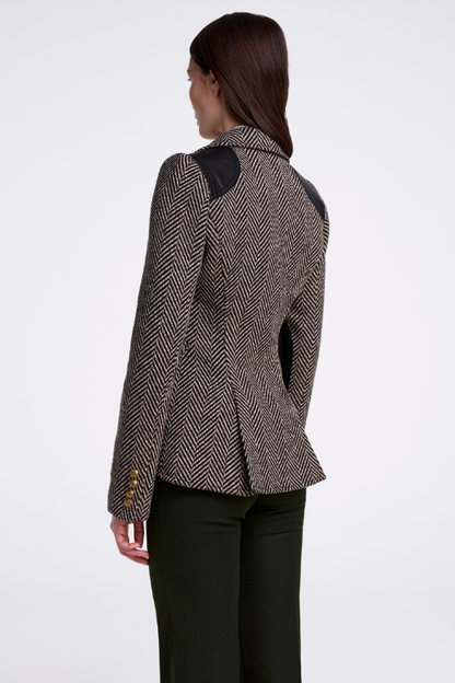 Saddle-Patch Equestrian Blazer