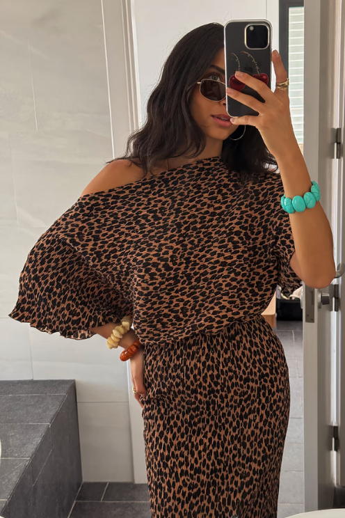 Lucia Leopard Tilly Dress