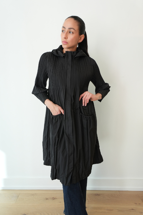 Pleated Windbreaker