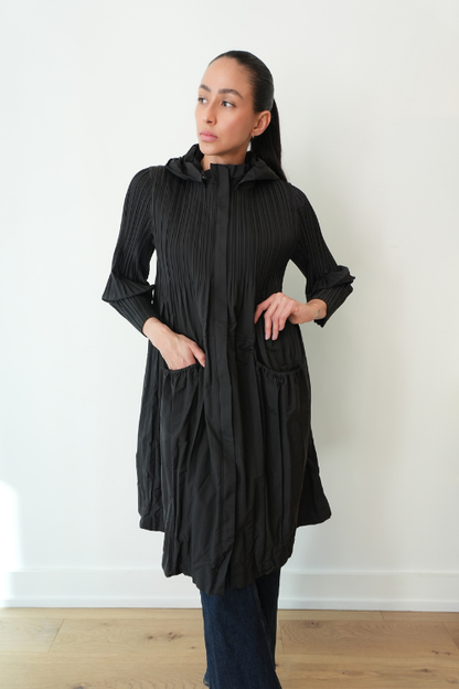 Pleated Windbreaker