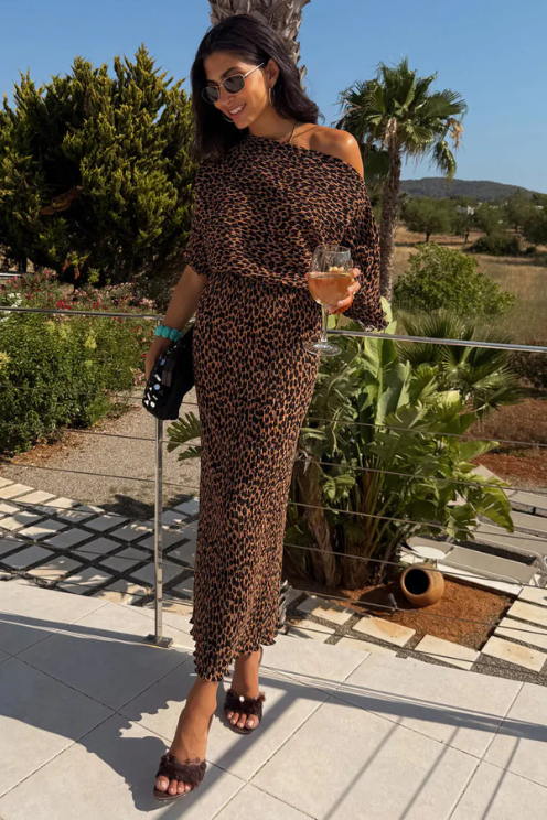 Lucia Leopard Tilly Dress