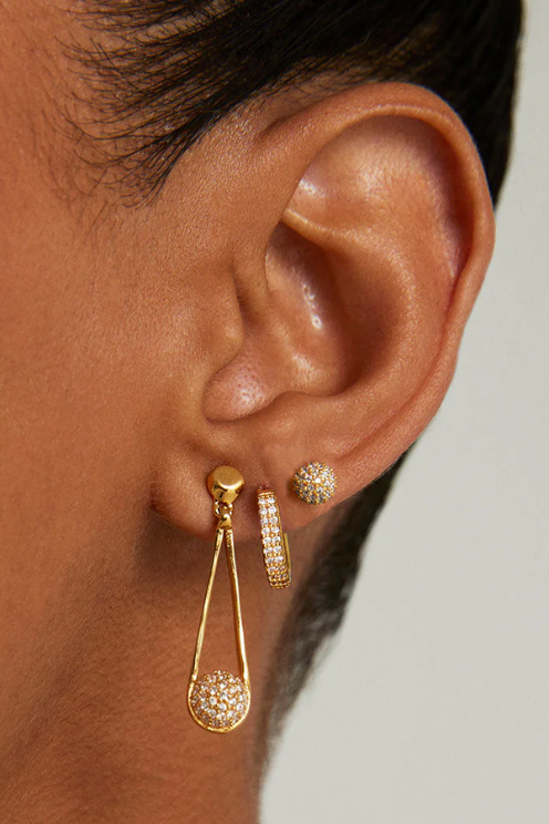 Petite Ipanema Pace Earrings White Topaz