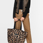 Light Jacket with Leopard Print