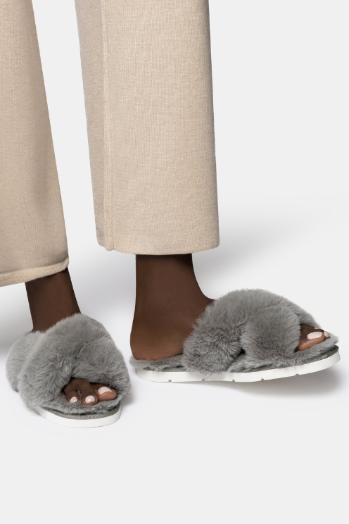 Faux Fur Slippers