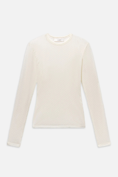 The Mesh Polka Dot Top