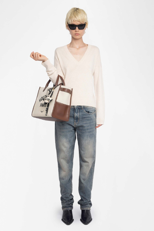 Vivi Patch Cashmere Sweater