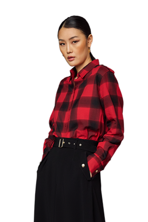 Lumberjack Check Blouse