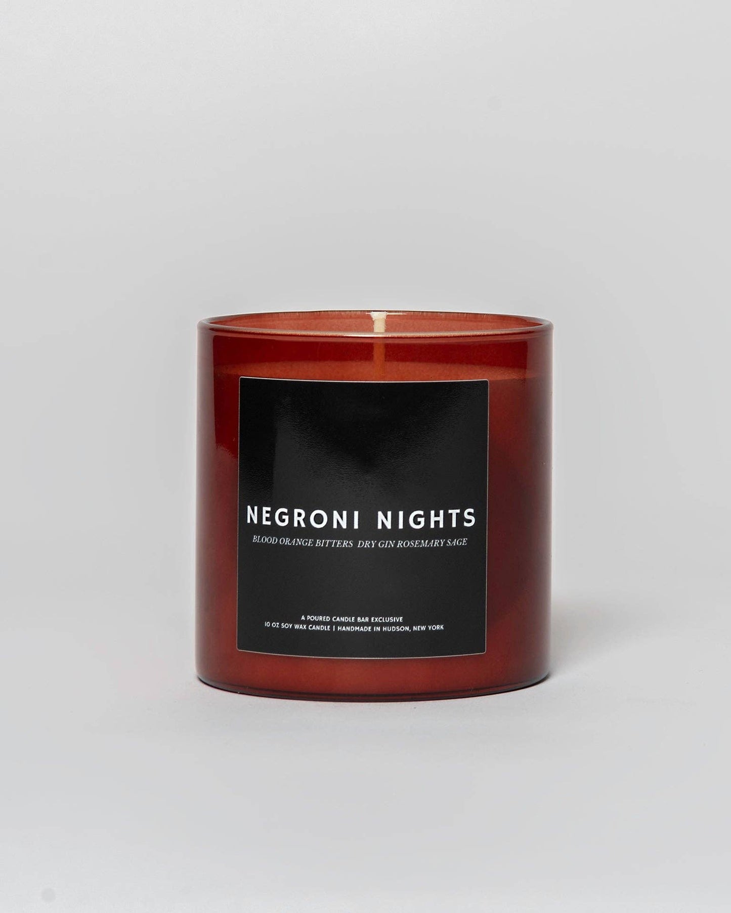 NEGRONI NIGHTS: 10 OZ Soy Wax Candle