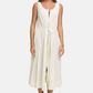 Sleeveless Midi Dress With Two-Way Zipper