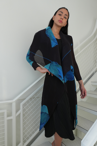Collare Coat - Aqua