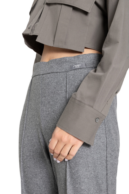 Cameron Pant in Stone Grey Mala